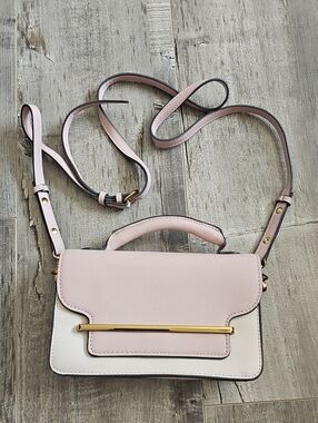 Love & Lore Women's Two-Tone Pink Crossbody Satchel